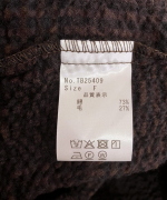 コットンウールグレンチェック　コートワンピース